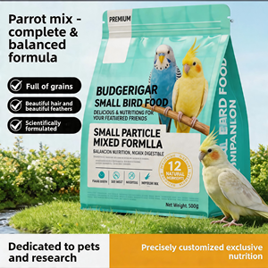 Aliment Premium 100% Naturel Sans Additifs pour Perroquets et Canaris : Mélange de <span class=keywords><strong>Millet</strong></span> Jaune et Rouge, Graines de Lin, Avoine, Riz, Sarrasin et Blé - Product Image 2