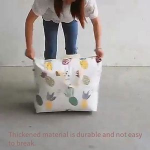 Bolsa de Almacenamiento de Ropa y Edredones para Mudanza, de Gran Capacidad, Tejido No Tejido Reforzado, Venta al Por Mayor - Product Image 2