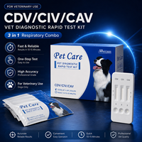 Snelle combinatie-testkit voor hondenrespiratoire aandoeningen CDV CIV CAV Veterinaire diagnostische test