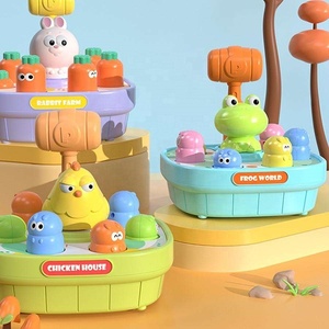 Animaux de compagnie mignons transfrontaliers Whack-a-mole Grenouille Lapin Machine de jeu éducatif pour enfants Tapping Jouets anti-stress - Product Image 5