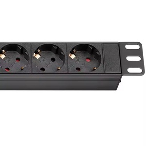 OEM 독일 슈코 서버 PDU 전원 분배 장치 8구 16A EU 플러그 19인치 수평 알루미늄 캐비닛 - Product Image 5