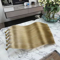 Ekstensi Rambut Manusia I Tip Keratin Pre-Bonded Virgin Eropa 100% Asli, Kutikula Tersusun Rapi, Harga Pabrik AVIVA