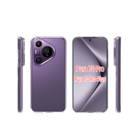 Coque de téléphone en TPU haute transparence pour Huawei Pura 70 Pro coque de téléphone en TPU antichoc transparente pour Huawei Pura 70 couverture de téléphone transparente