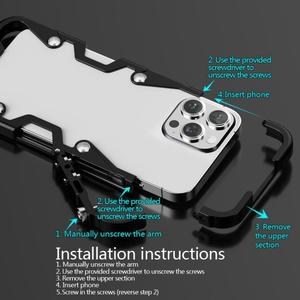 Funda Protectora para Teléfono Xiaomi 17 Ultra <span class=keywords><strong>con</strong></span> Diseño de Gatillo, Marco Metálico Hueco y Cordón - Product Image 4