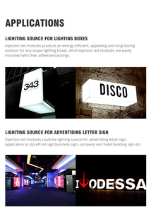 Công suất cao 2 wát <span class=keywords><strong>led</strong></span> <span class=keywords><strong>module</strong></span> side chiếu sáng đèn mô-đun ống kính tiêm siêu sáng cho logo thư - Product Image 6