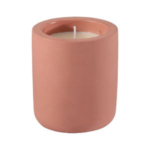 Vela de Cera de Soja 100% Personalizada al por Mayor con Logotipo Grabado, Vela de Cemento Única y Colorida en Recipiente de Cerámica - Product Image 1