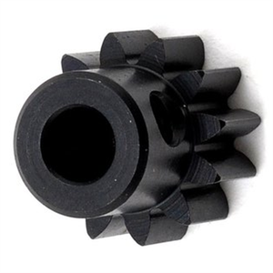 Engrenage à 12 dents en aluminium noir, CNC, de haute qualité, Angle de pression, alésoir - Product Image 2