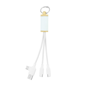 2025 nuove idee eco-friendly tubi di carta 5V/2A portachiavi 3 1 USB cavo da uomo <span class=keywords><strong>donna</strong></span> eco-friendly promozionale USB Gadget - Product Image 4