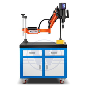 เครื่องต๊าปเกลียวแบบตั้งโต๊ะขนาดเล็ก CNC แบบแมนนวล แนวตั้ง/แนวนอน 360 องศา พร้อมระบบเซอร์โวไฟฟ้า หน้าจอสัมผัส แบบแขน - Product Image 2