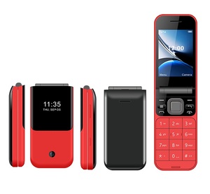 Mới nhất nhà máy 2.8inch Điện thoại lật mỏng Bàn phím cao cấp lật tính năng điện thoại di động 2 gam <span class=keywords><strong>Dual</strong></span> <span class=keywords><strong>Sim</strong></span> LCD hiển thị GSM lật điện thoại OEM ODM - Product Image 5