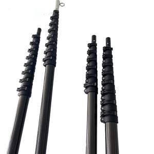 SHENYU Perche télescopique en feutre de carbone anti-rotation personnalisable - Longueur réglable de 3 pieds/2 m avec filetage ACME (trou central de 0,5 pouce) - Product Image 1