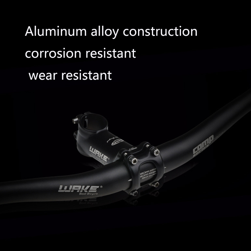 WAKE Bicycle Handlebar 31.8mm Aluminum Alloy MTB Handlebar 620/700/720/780mm Bike Riser/Flat Bar Colorful Cycling Handle Bar