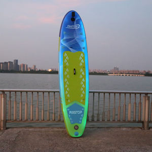 FIRSTOP-Paddleboard inflable personalizado LED SUP Stand-Up con kit de luz brillante, bomba de ruedas y kit de reparación para aguas oceánicas - Product Image 1