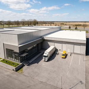 Edificio Logístico Modular de Acero de Alta Claridad, Nave Industrial Prefabricada de Gran Envergadura - Product Image 1
