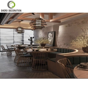 Design intérieur décontracté lumineux de salle à manger d'étalage d'affichage de barre de restaurant pour la décoration de restaurant - Product Image 6