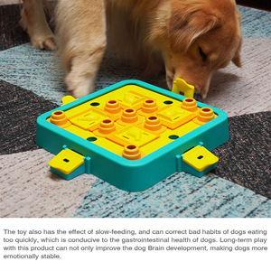 Niveau 4 Chien Puzzle Jouet Mangeoire Interactif Carré Nourriture Pour Animaux Distributeur De Friandises Pour L'ennui