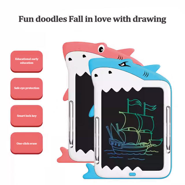 12 Inch LCD Writing Tablet for Children Colorful Electronic Board Drawing Pad Educational Learning Birthday Drawing Tablet Gift