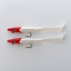 Leurre souple artificiel en PVC VMC de haute qualité, 12 cm, 26 g, 2 pièces/sac, style queue en T, pour la pêche en mer, matériel de pêche - Product Image 5