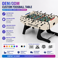 Table de football pliable de 5 pieds avec roues, portable, gain de place, machine de jeu sportive professionnelle pour intérieur