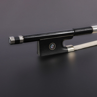 Best Selling Products 1Pcs New 4/4 Black Carbon Fiber Violin Black Carbon Bow 4/4 Violin Bow 3/4 1/2 1/4 Violin Accessories