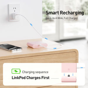 Estación de <span class=keywords><strong>Carga</strong></span> 2 en 1 con Banco de Energía de 13500 mAh con Estuche, Mini Banco de Energía de 9000 mAh y 4500 mAh, <span class=keywords><strong>Carga</strong></span> Rápida PD de 20 W, Cargador Portátil USB - Product Image 5