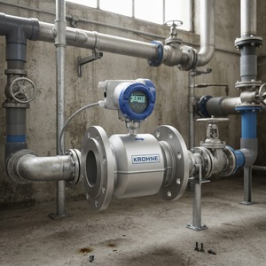 เครื่องวัดอัตราการไหล KROHNE OPTIFLUX 3100 ซีรีส์ ของแท้ 100%  4-20mA HART สแตนเลสสตีล ความแม่นยำ 0.2% รองรับ OEM - Product Image 1