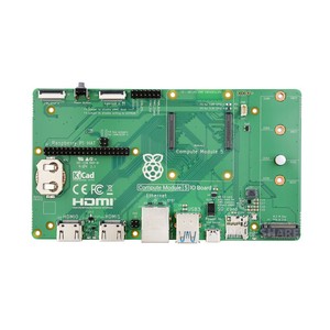 บอร์ด IO อย่างเป็นทางการของ Raspberry Pi Compute Module 5 แพลตฟอร์มพัฒนาและบอร์ดฐานอ้างอิง เหมาะสำหรับ Compute Module 5 - Product Image 1