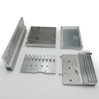 Dissipateur thermique en aluminium extrudé, profil de dissipateur thermique personnalisé OEM, refroidissement LED CPU GPU
