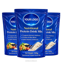 Poudre de Protéine de Lactosérum en Sachet Sans Arôme, Marque Privée, Fabrication OEM, Boisson Asiatique