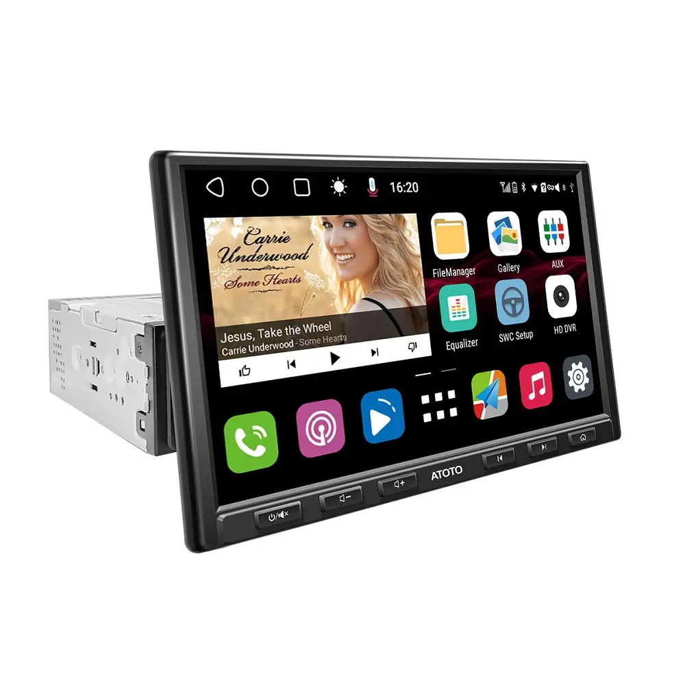 ATOTO Wireless WiFi 8inch Car Stereo Radio Receiver 1din Android 10.0 Audio Video Multimedia Players