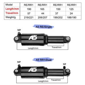 Amortisseurs arrière KS EXA A5-RE/RR1 125/150/165/190 mm à <span class=keywords><strong>chambre</strong></span> d'<span class=keywords><strong>air</strong></span> simple/double Amortisseur arrière pour <span class=keywords><strong>VTT</strong></span> pliable - Product Image 3