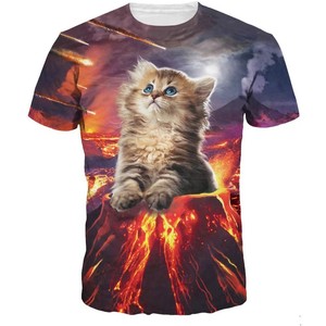 Custom for Short Sleeve <strong>Blouse</strong> Men Oversized T-shirt <strong>Smart</strong> Casual Novelty Patriotic Soft O-Neck Regular Fit Polyester 3D Printed - Product Image 1