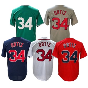 Nueva Camiseta de Béisbol Americana Cosida 2026, 16 Jarren Duran, 34 David Ortiz, 19 Roman Anthony, 10 Story, 11 <span class=keywords><strong>Rafael</strong></span> Devers - Product Image 5