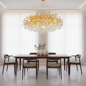 Lampadari e Lampade a Sospensione in Cristallo a Forma di Ramo d'Albero, Moderni e Decorativi, per Soggiorno, Hall di Hotel e Illuminazione di Atri di Ville - Product Image 3