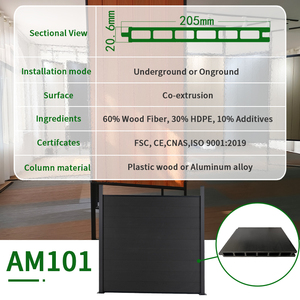 Tùy chỉnh 3D cong 6x8 chân dây lưới hàng rào bền WPC Bảng điều khiển cho nhà vườn ngoài trời dễ dàng lắp ráp trang trí đường cao tốc riêng tư - Product Image 3