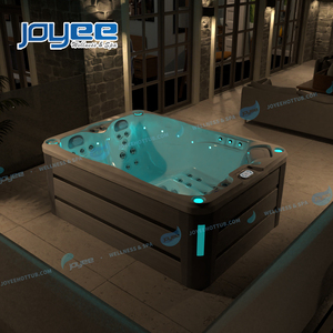 Bain à remous JOYEE pour spa <span class=keywords><strong>extérieur</strong></span>, <span class=keywords><strong>jacuzzi</strong></span> Balboa pour 3 personnes, spa de luxe de qualité supérieure avec éclairage LED - Product Image 2