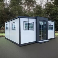 Conteneur préfabriqué de 20 pieds certifié CE, entrepôt de 2 chambres à coucher, Tinyhouses à deux étages pour maison, bureau, parc à roulottes Tunisie