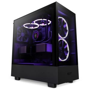 Gaming Computer Case H5 ELITE Black RGB Middle Tower Case PC Gaming CASE Gaming PC - Product Image 1