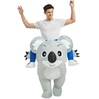 Halloween Drôle Fête Cosplay Fou Jurassique T Rex Dinosaure Feu Rouge Dragon Gonflable Costume Adultes Animal/Anime Noël