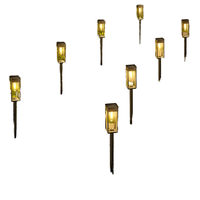 Meilleur prix IP65 solaire LED extérieur lampe à filament étanche Spike lumière pour jardin voie paysage allée pelouse porte sécurité