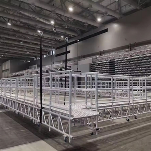 Giàn nặng và sàn Catwalk nhôm giàn Chiếu Sáng Sân khấu cho hội trường triển lãm, phòng thể thao, hội chợ thương mại - Product Image 4