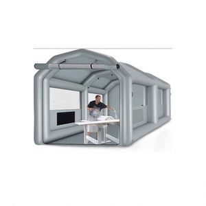 Tente publicitaire gonflable portable en tissu Oxford, cabine de peinture gonflable pour travaux extérieurs, poste de travail de pulvérisation - Product Image 1