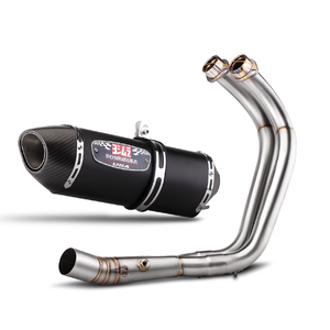 نظام عادم كامل للدراجات النارية Mt07 وXSR700 موديلات 2014-2023، عادم من ألياف الكربون طراز R77 مقاس 51 مم/2 بوصة - Product Image 1