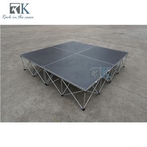 Scène de plateforme en contreplaqué de 30 mm avec rehausseurs en aluminium, installation rapide - Product Image 3