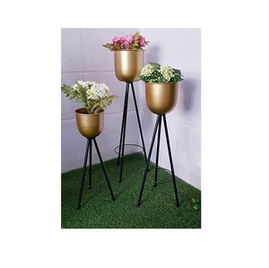 Maceta de Metal de alta calidad de primera calidad, maceta de diseñador hecha a mano, decoración de jardín, maceta de Metal de lujo al por mayor - Product Image 2