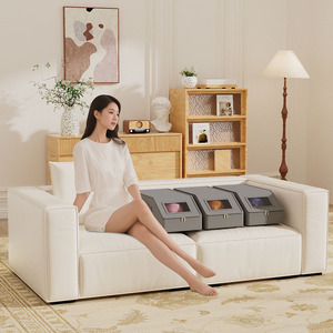 Oxford Cloth <b>Hat</b> Storage <b>Box</b> with Lid and Zipper Foldable Stackable Dustproof Visible Window for Baseball Caps 41x25x17cm - Product Image 4