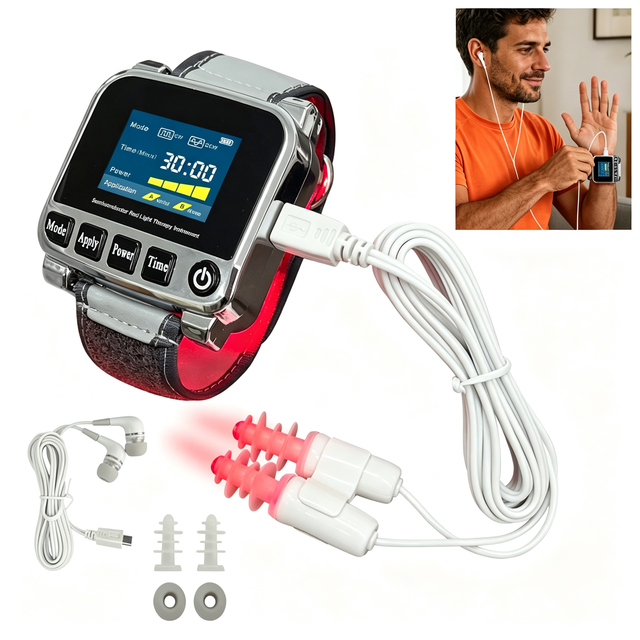 Targeted Wearable Laser Watch for Metabolic Balance Support Poor Circulation Soothing and Sinus Health Support