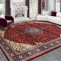 Tapis et Moquettes Grand Format Moelleux de Haute Qualité pour Salon, Tapis Rouges en Velours pour Événements