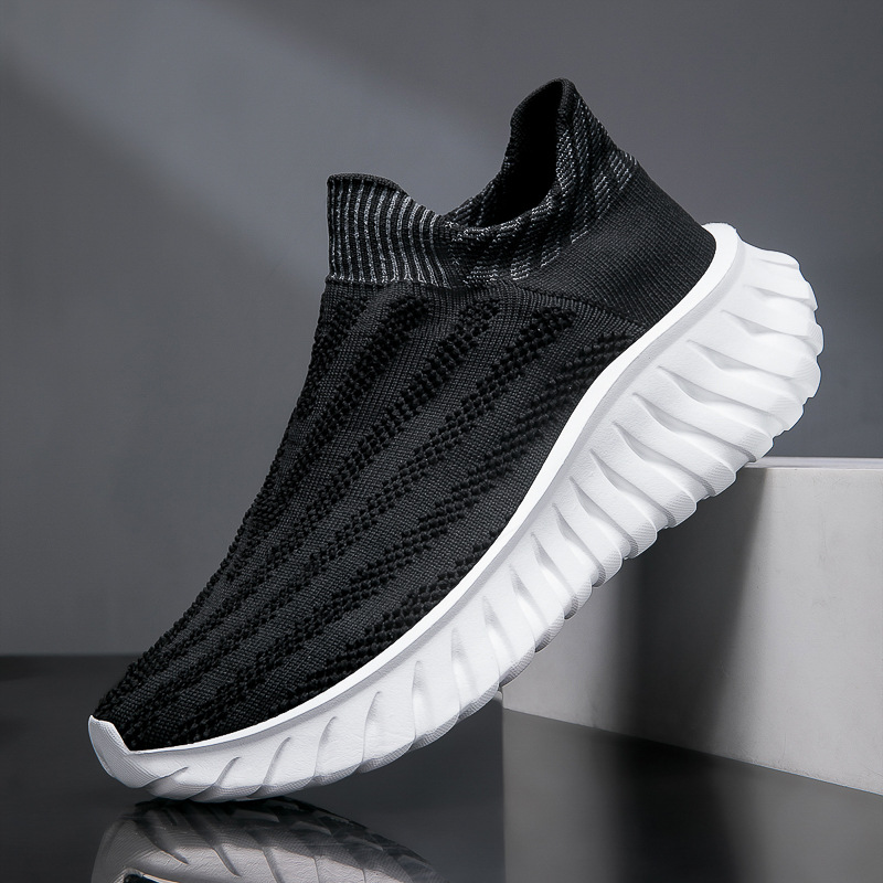 black and white