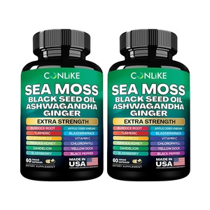 Produttore di Integratori a Marchio Privato: Capsule di Erbe con Fucus Vesiculosus, Bardana, Zenzero, Muschio Marino, Shilajit, Olio di Semi Neri, Ashwagandha - Product Image 1